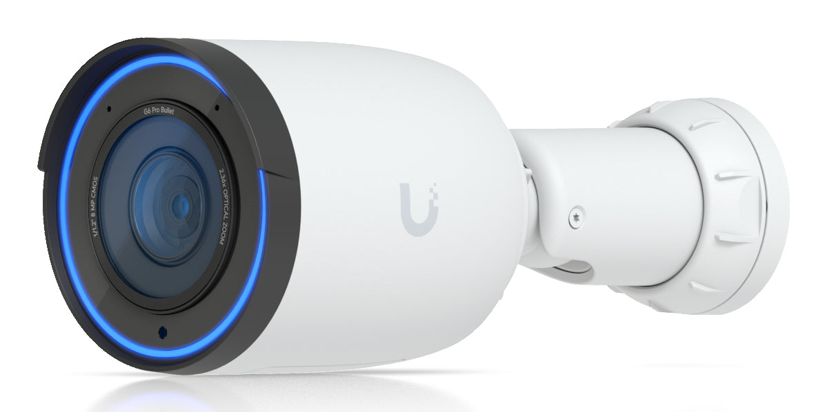 Ubiquiti G6 Pro Bullet Kamera – 4K, 30 fps, 3× optischer Zoom, Weiss
