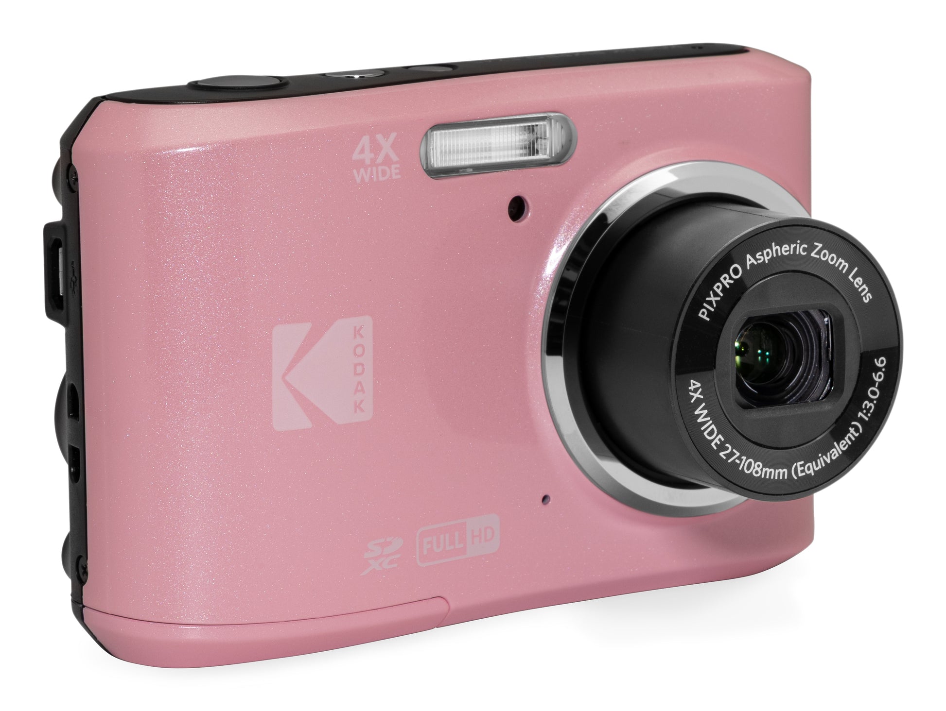 Kodak Pixpro FZ45 – 4× optischer Zoom, 16 MP, 1080p, rosa