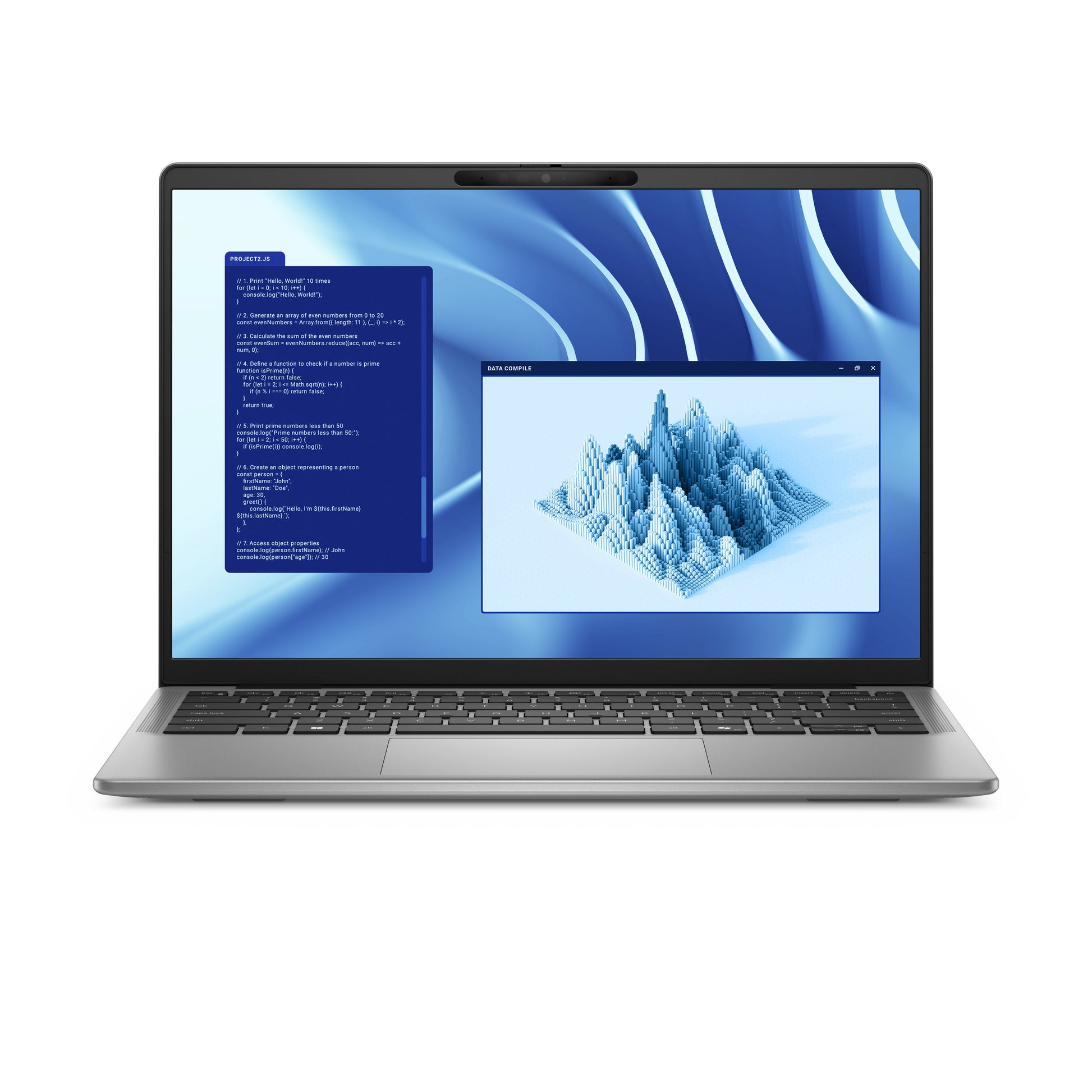 Dell Latitude 7455 – 14", 512 GB, 16 GB RAM, WLAN, Windows 11 Pro, Grau