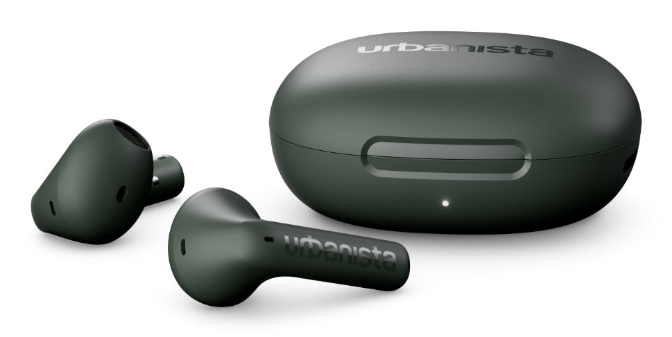 Urbanista Santa Monica – True Wireless In-Ear Kopfhörer – Bluetooth, ANC – Grün – bis 24 h