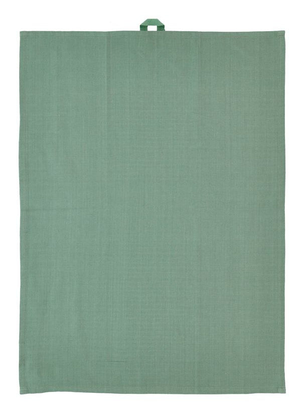 Södahl Geschirrtuch Reflection – 50 × 70 cm, Kieferngrün, Baumwolle, 2er-Set
