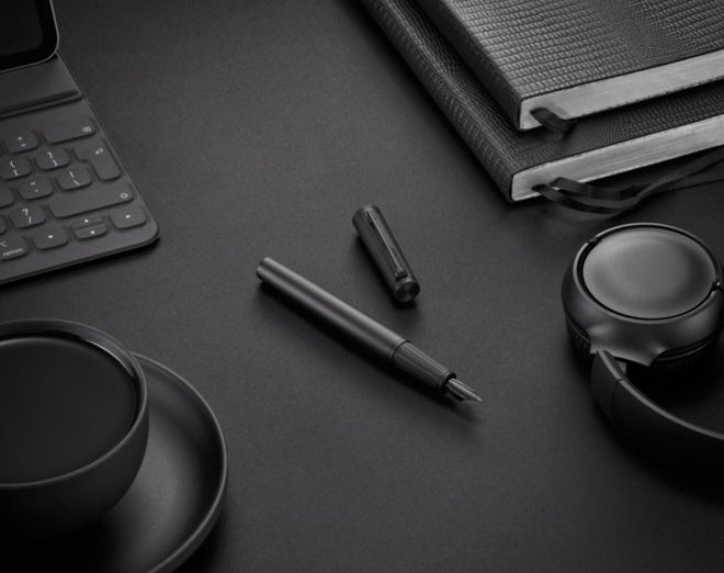 Parker Ingenuity Black B.T. – Federspitze M – Schwarz, Blau – Patronen