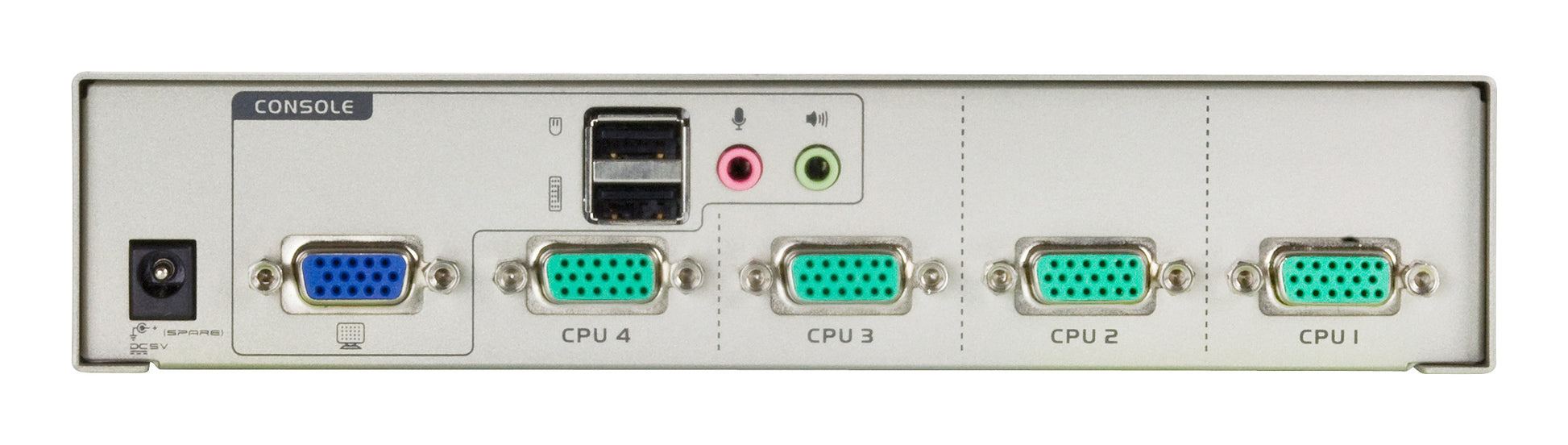 ATEN CS74U – KVM-Switch – 4-Port, VGA – 2048 × 1536, Audio, für Windows, Mac & Linux