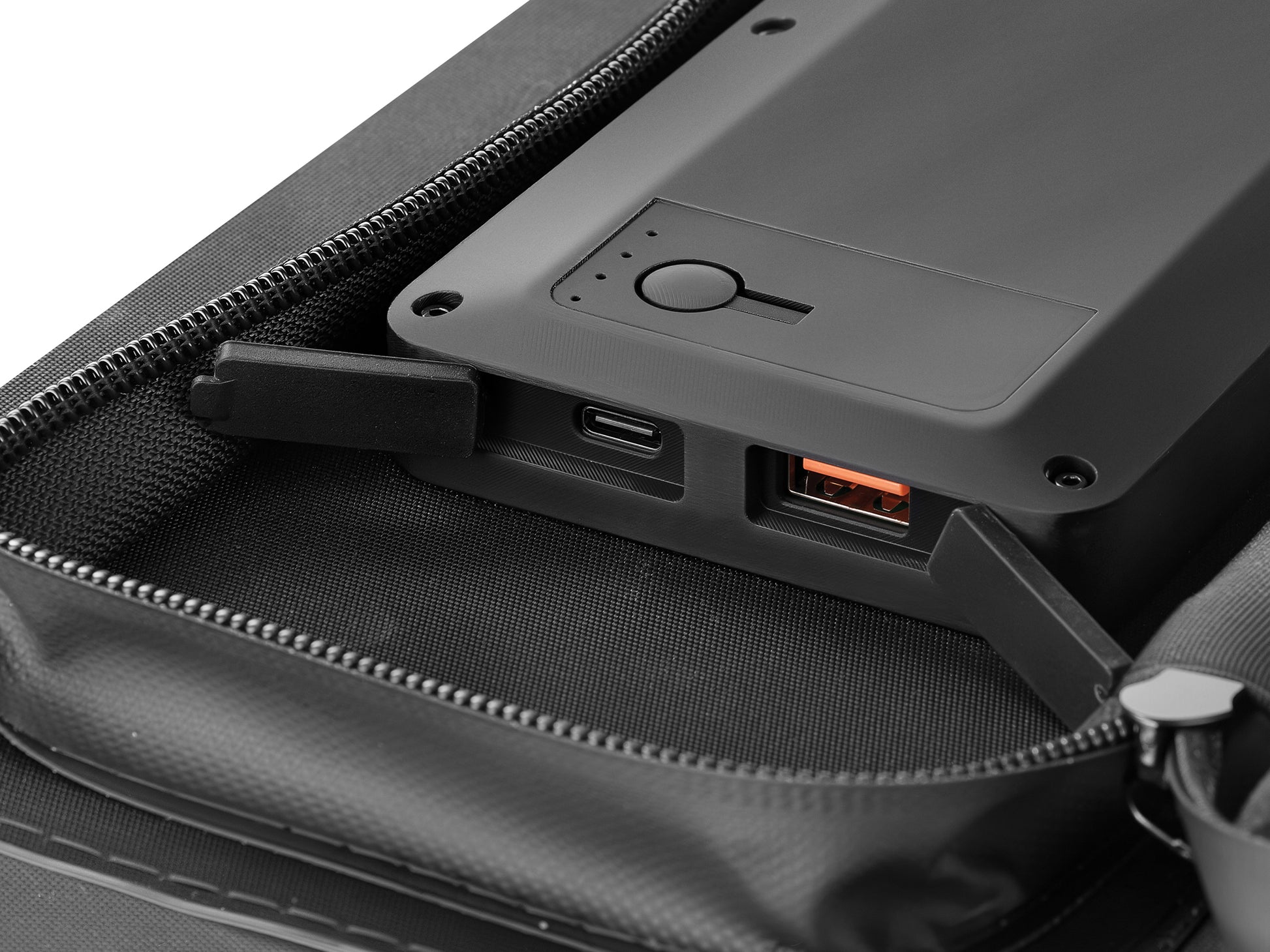 Sandberg Powerbank 10000 mAh, PD 20 W, 1× USB-C, 1× USB-A, Solar, LED-Anzeigen, für Smartphones, Schwarz