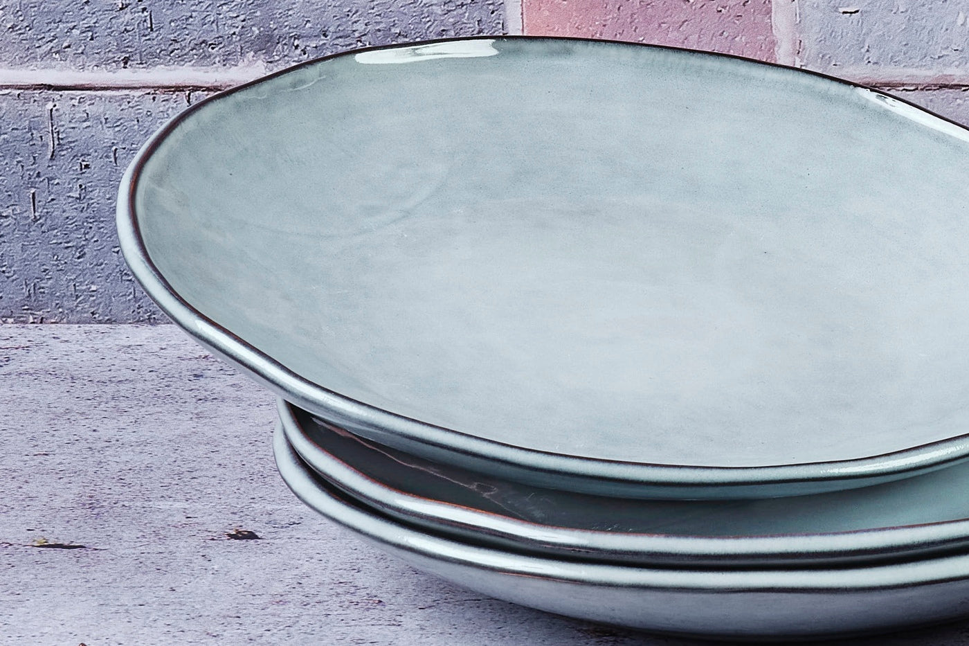 Björn CLOUD Teller – Steinzeug, Sturmgrau, Ø 27 cm, Höhe 3,5 cm