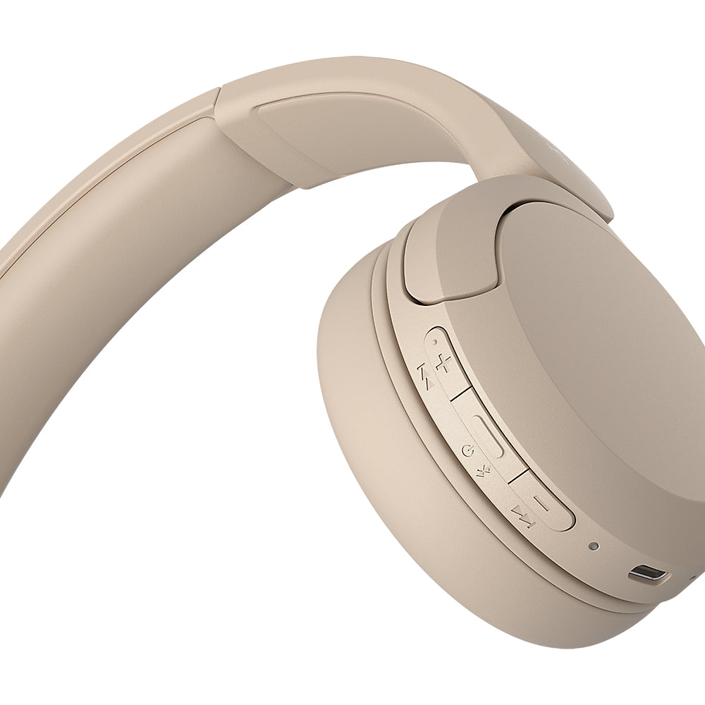 Sony WH-CH520 – On-Ear Headset – Bluetooth 5.2, geschlossen – beige, für Google Assistant/Apple Siri, bis 40 h