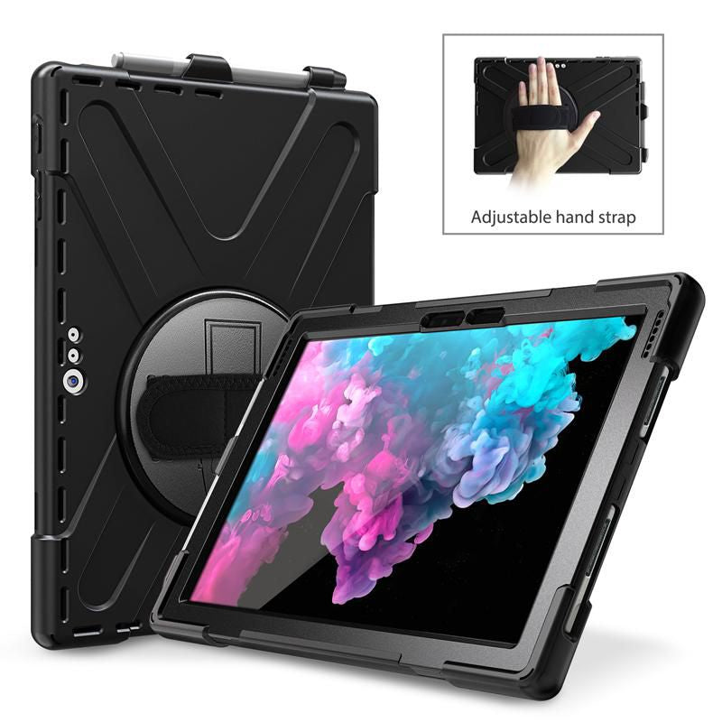 eSTUFF Tablet-Hülle für Surface Pro 4–7 12,3" – Schwarz
