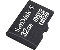 SanDisk microSD-Karte – 32 GB, SDHC, nur Karte
