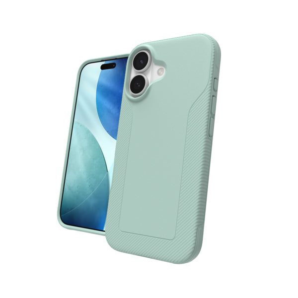 ZAGG Luxe Snap Backcover – für Apple iPhone 17, MagSafe, Graphen, Serene Mint, bis 3 m Sturzsicher