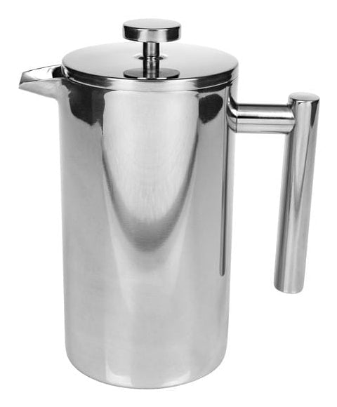 Furber. Furber French Press / Kaffeebereiter – 1 l, 8 Tassen, Edelstahl, 18,5 × 21,5 × 10,5 cm