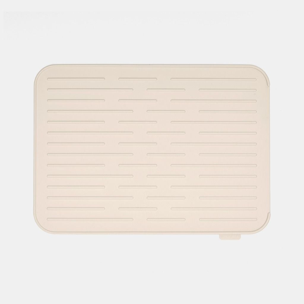 Brabantia Abtropfmatte 32,5 × 43,8 × 0,9 cm, Silikon, Beige