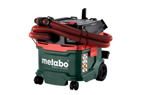 Metabo Absauganlage AS 36-18 L 20 PC CC – 2-in-1, 2000 mAh, 20 l, Akkubetrieb