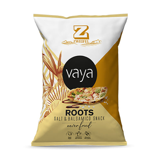Zweifel Vaya Roots Chips – Salz & Balsamico, vegan, glutenfrei – 80 g