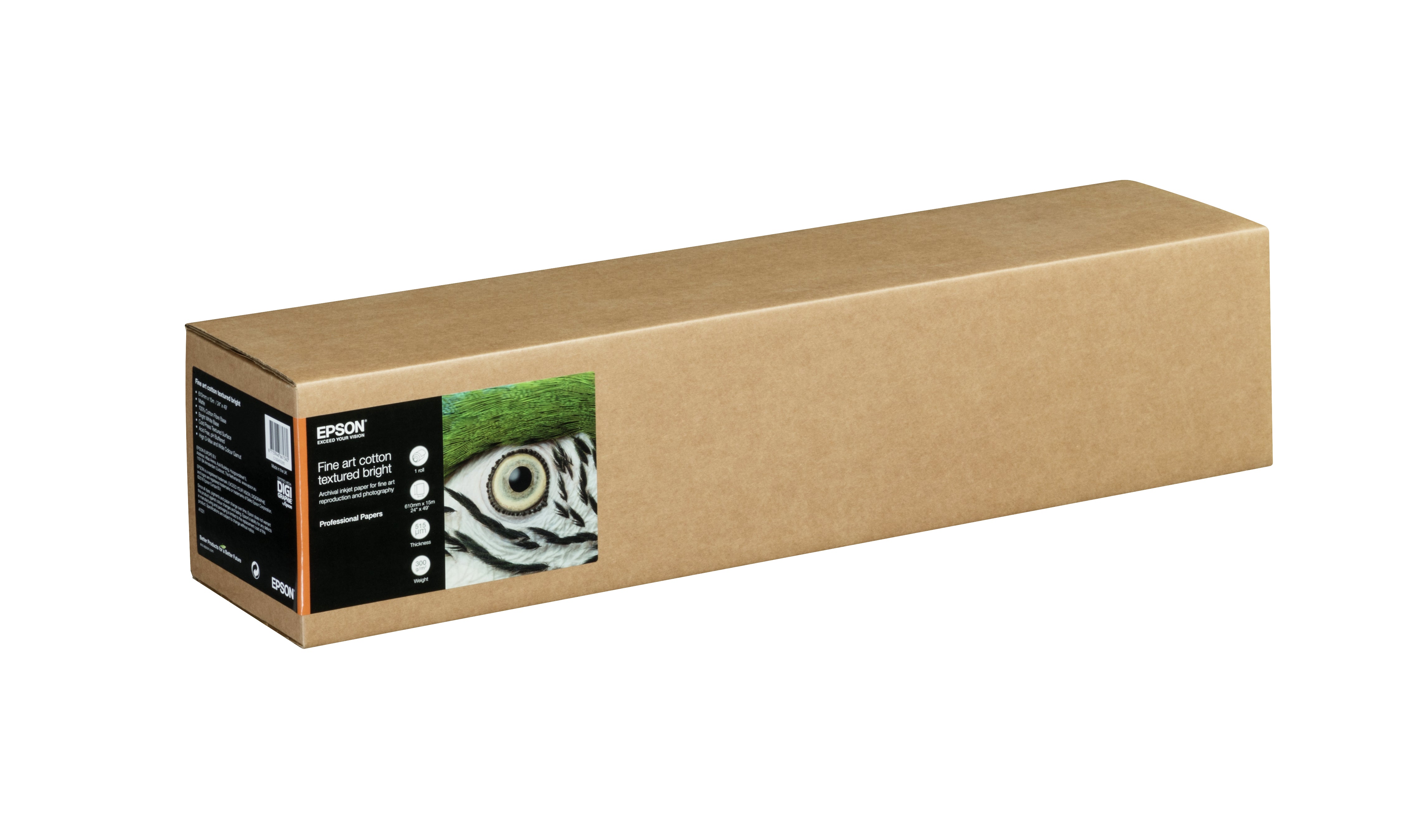 Epson Fine-Art-Papier strukturiert – 610 mm × 15 m