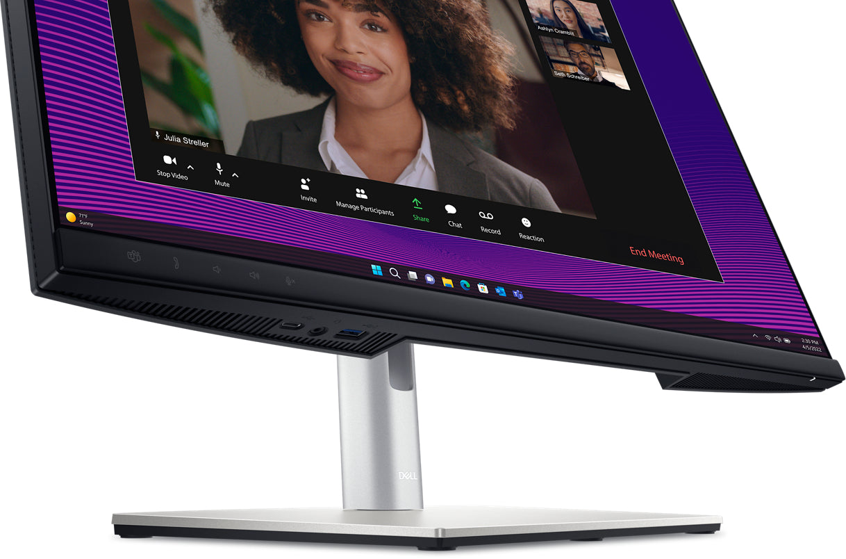 DELL Pro 27 Plus Videokonferenz-Monitor, 27", Webcam, USB-C, KVM, Daisy Chain, VESA 100 × 100, Silber