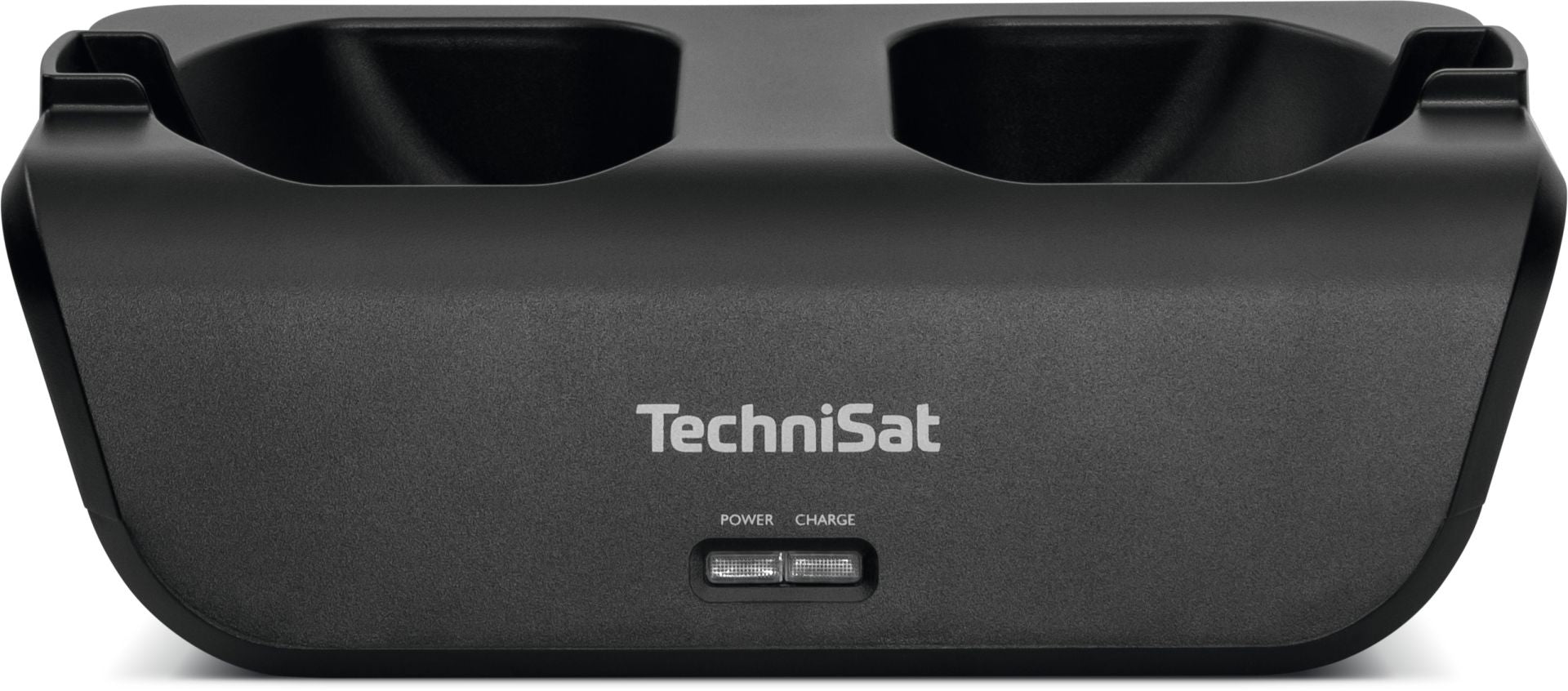 TechniSat Stereoman 2 V2 On-Ear Kopfhörer – Stereo, Kabellos (2,4 GHz), mit Ladestation, Schwarz