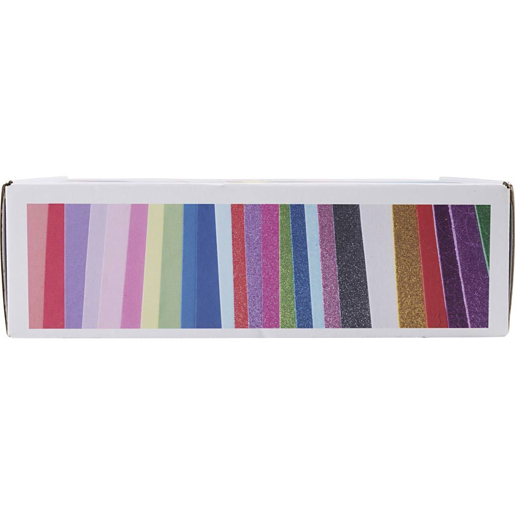 Creativ Company Schaumstoffplatte, selbstklebend, mehrfarbig, A4, 40 Stk., 790480