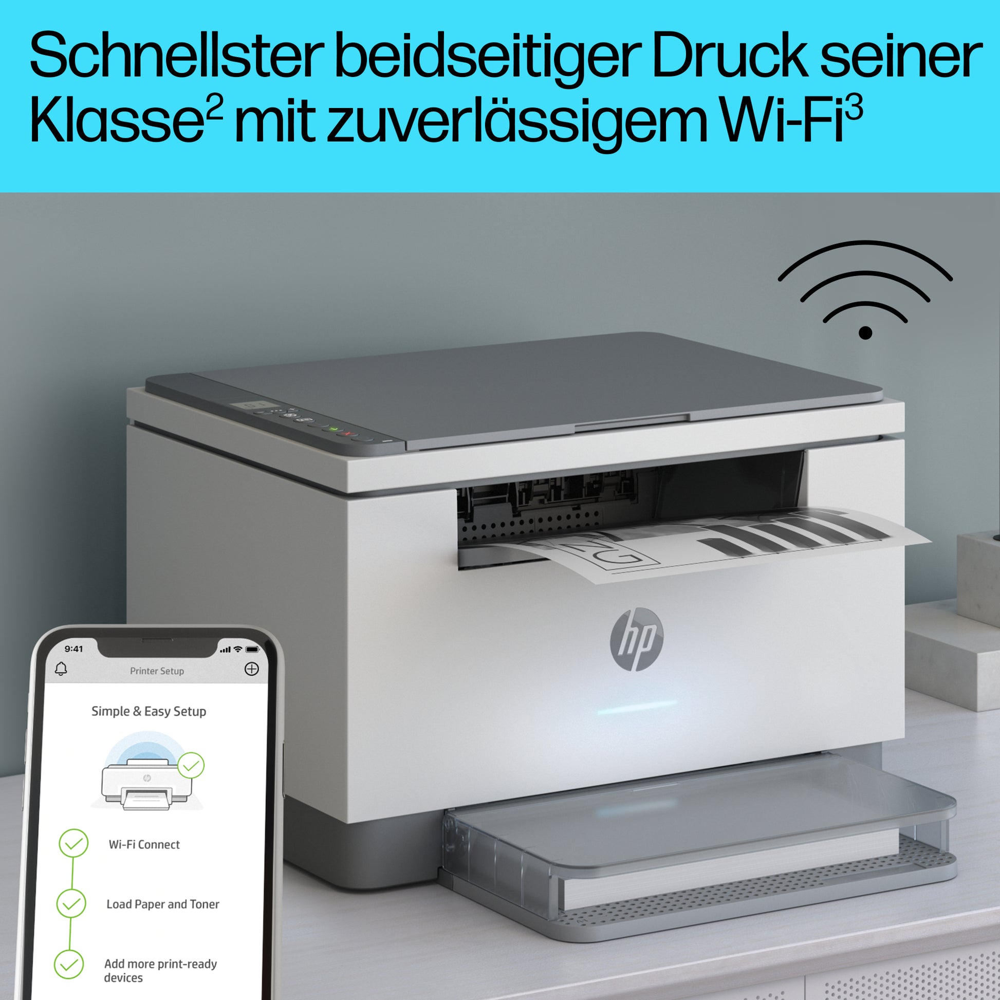 HP LaserJet M234dw – S/W Laser-MFP A4 – USB/LAN/WLAN – Duplex – 29 ppm S/W