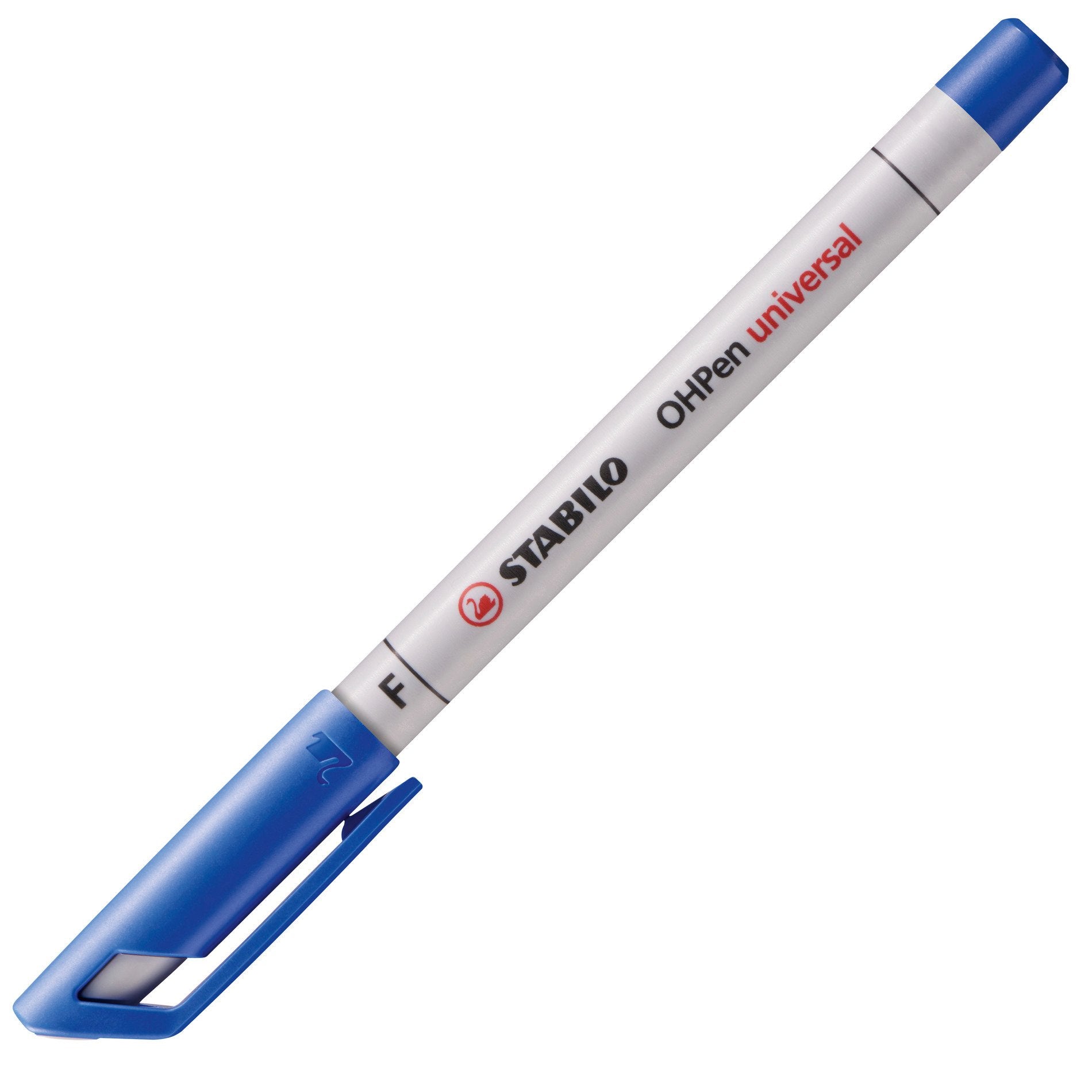 STABILO Non-Permanent-Marker OHPen – fein 0,7 mm – blau – trocken abwischbar