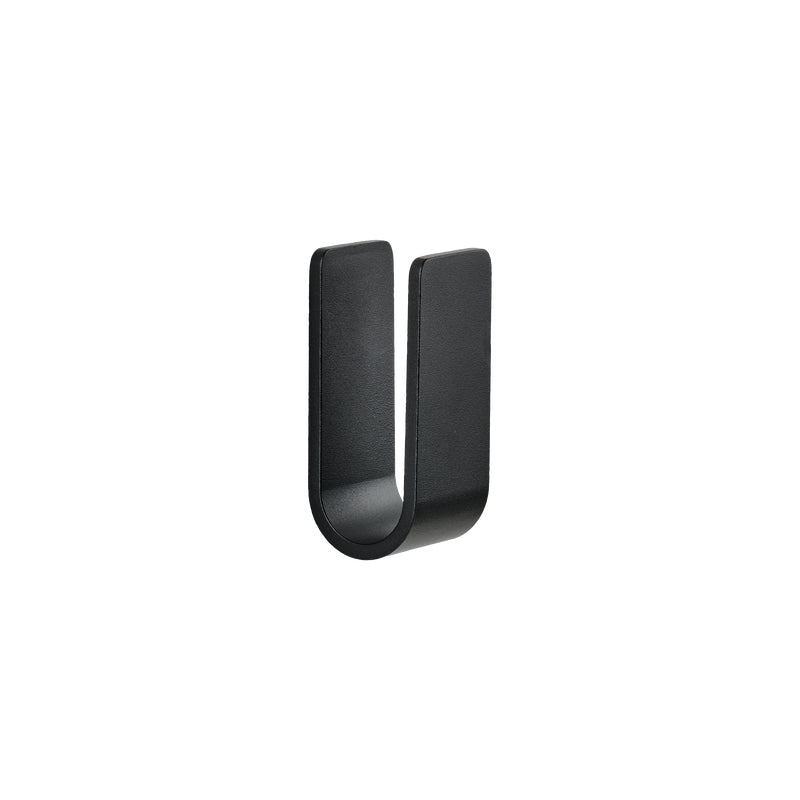 Zone Denmark Haken Ume – 3,4×3,5×8 cm, Aluminium, Wandmontiert, Schwarz