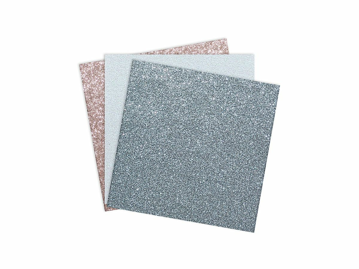 Clairefontaine Glitterkarton – 305 × 305 mm – 250 g/m² – Glitzer – 6 Blatt