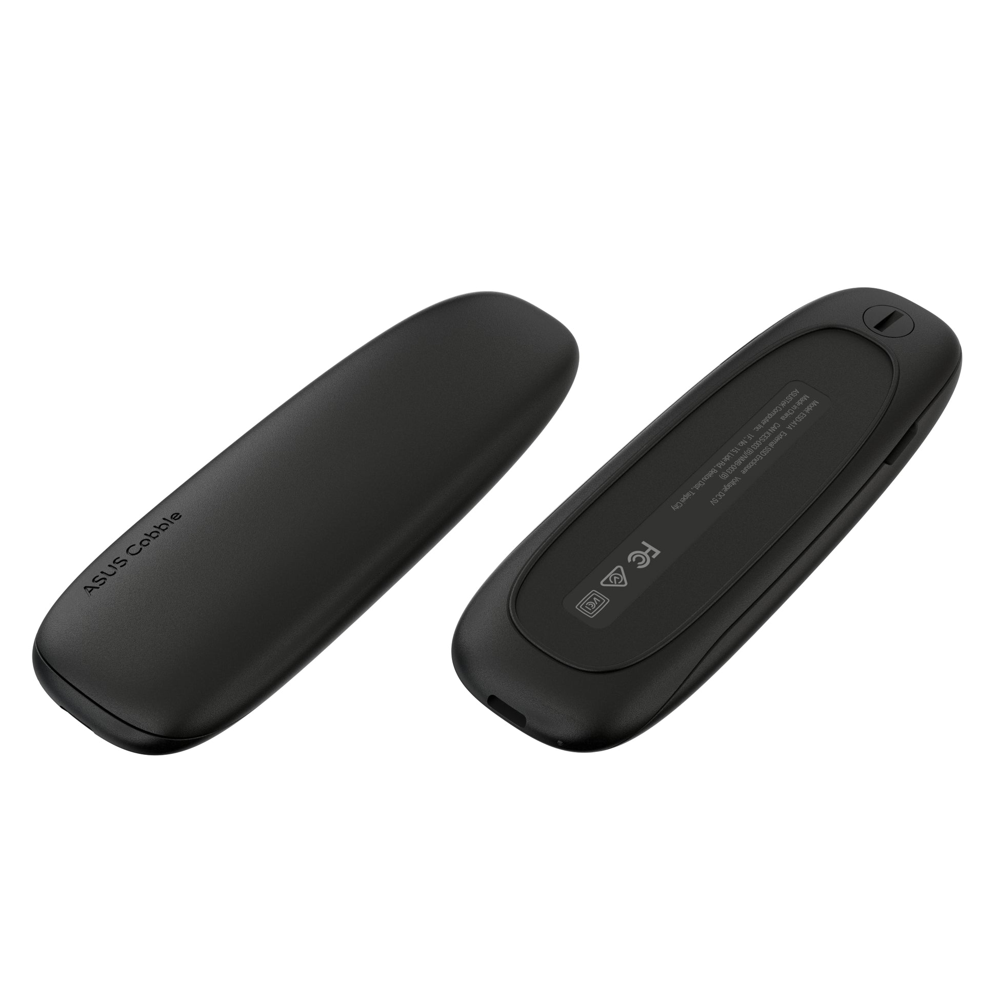 ASUS COBBLE Black – 1-Bay SSD-Gehäuse – USB-C 3,2 Gen 2, für M.2 42/60/80 mm, NVMe/SATA