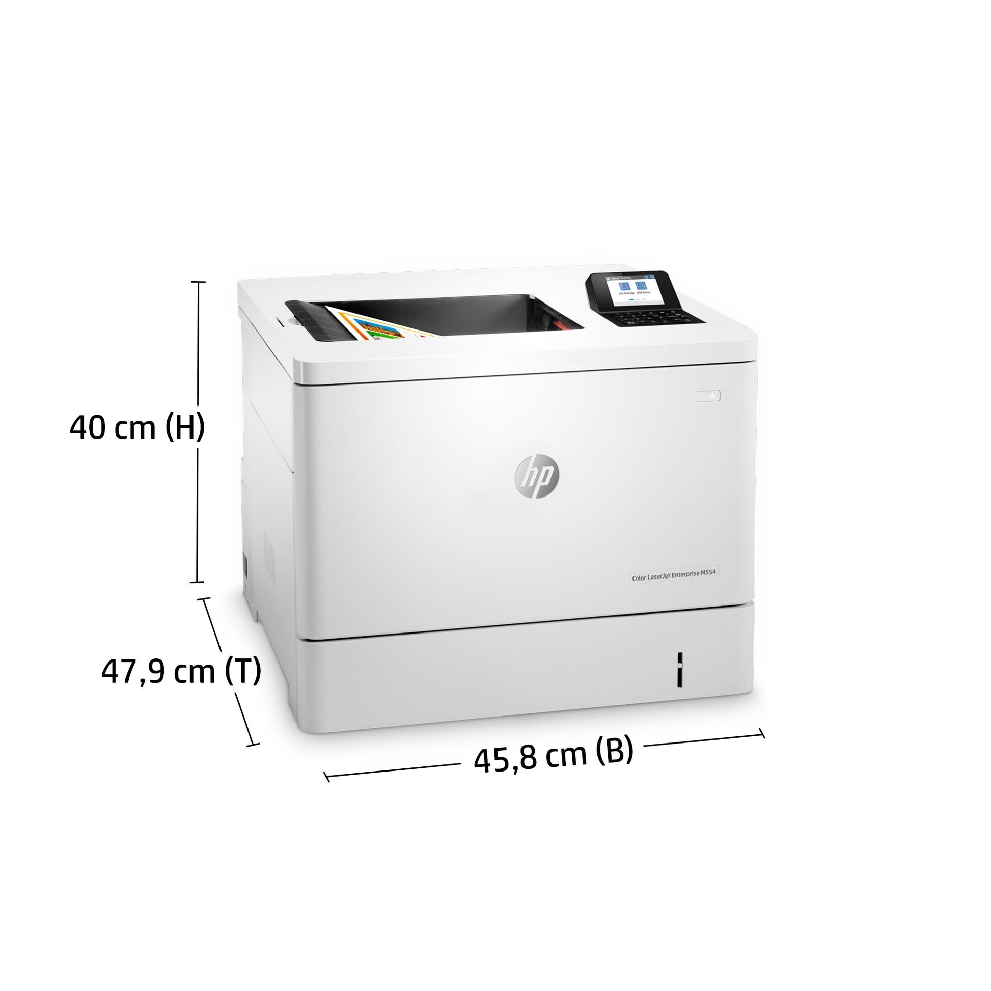 HP LaserJet Enterprise M554 dn – A4, Farbe, Duplex, 1200 × 1200 dpi