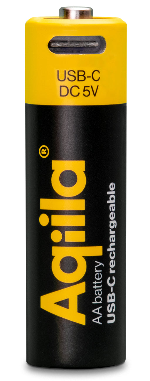 Aqiila AA Akkus, Li-Ion, 2000 mAh, 1,5 V – 4 Stk.
