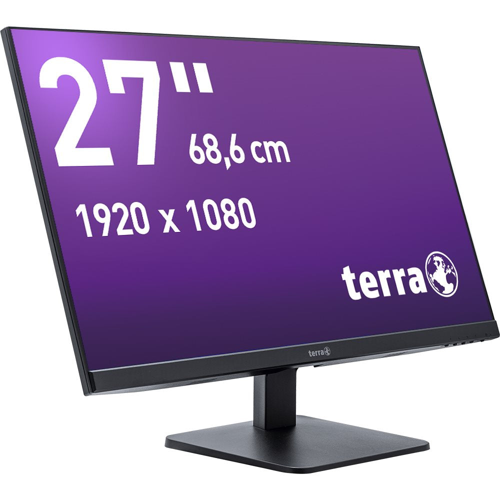 TERRA 2727W V2 – Monitor, HDMI, DP, USB-C, GREENLINE PLUS, Schwarz