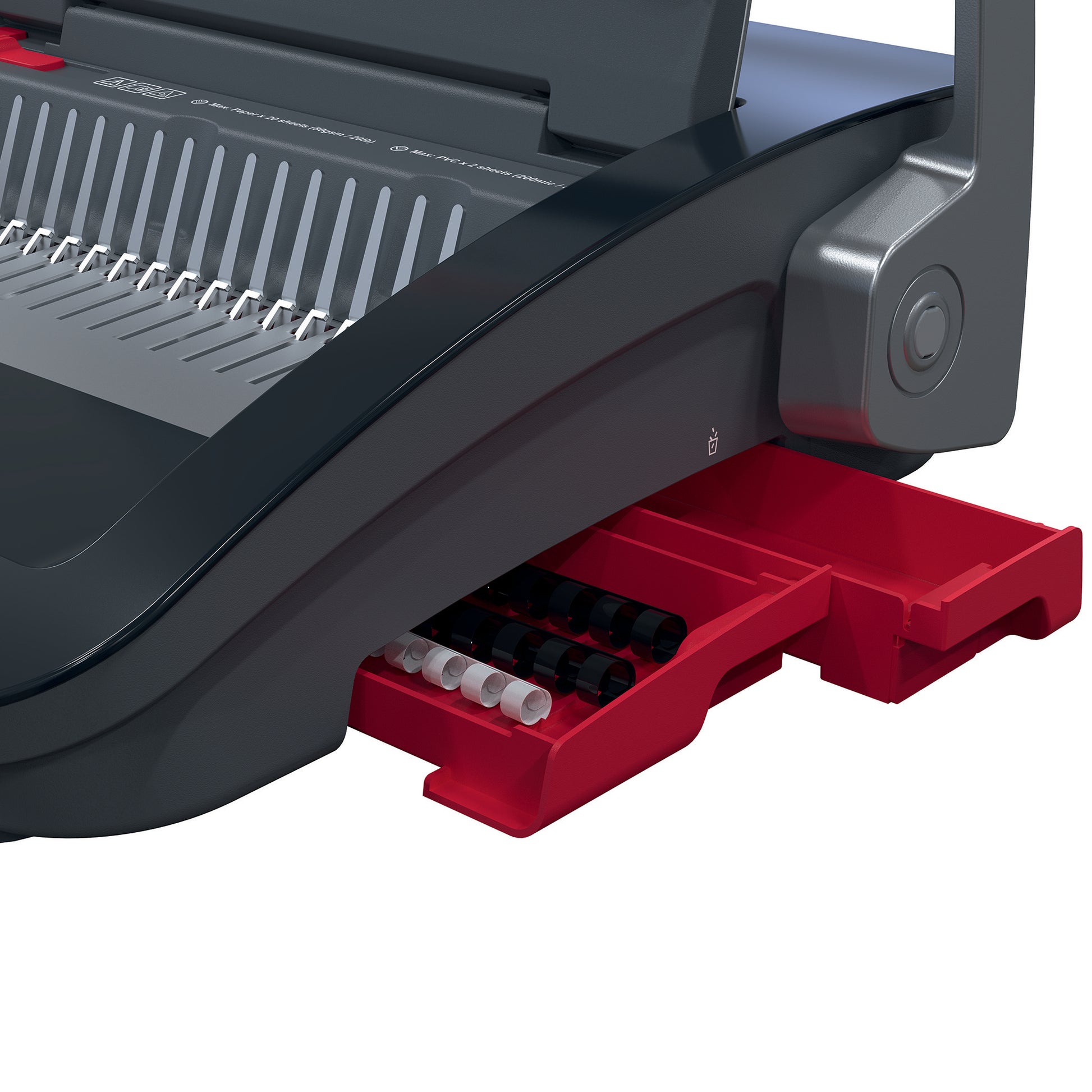 GBC CombBind CB20 Bindegerät – Plastikbindung, für 21-Loch, A4, bis 20 Blatt