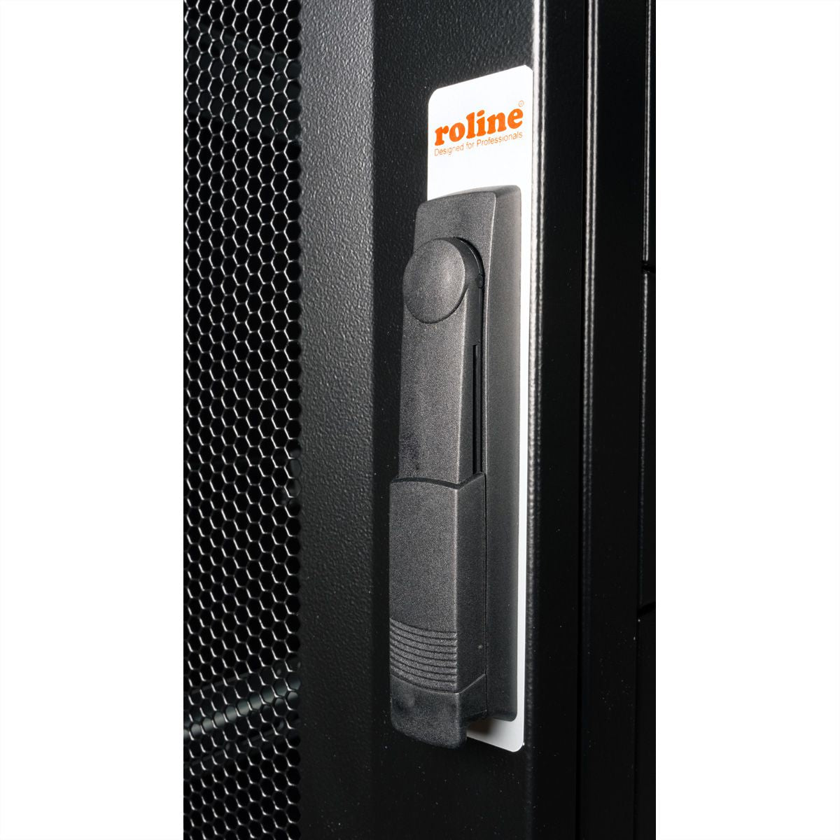 ROLINE Pro – 19" Netzwerkschrank 42U, IP20, abschliessbar, 600 × 1000 × 1970 mm, schwarz, Stahl