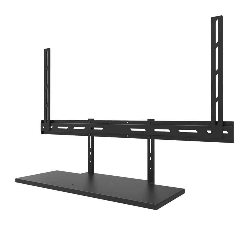 Neomounts AV40-500BL – Medienbox für Displays 43,0–109,8", VESA 200×200–800×600 mm, Traglast 5,5 kg, Schwarz