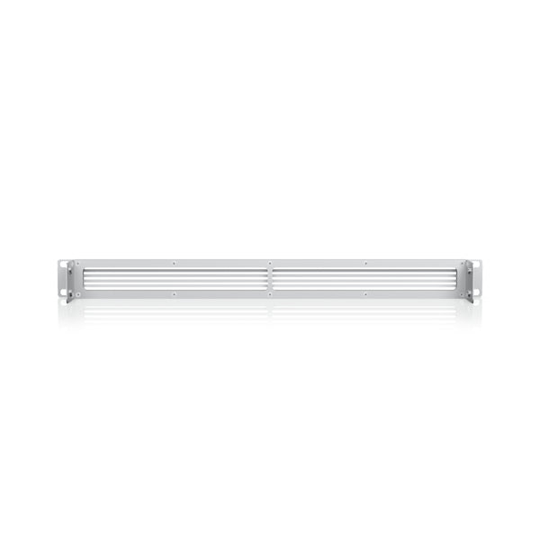 Ubiquiti UACC-RACK-PANEL-VENTED-1U – Belüftete Blindplatte – 19" Rack, 1U, Montageset, Stahl