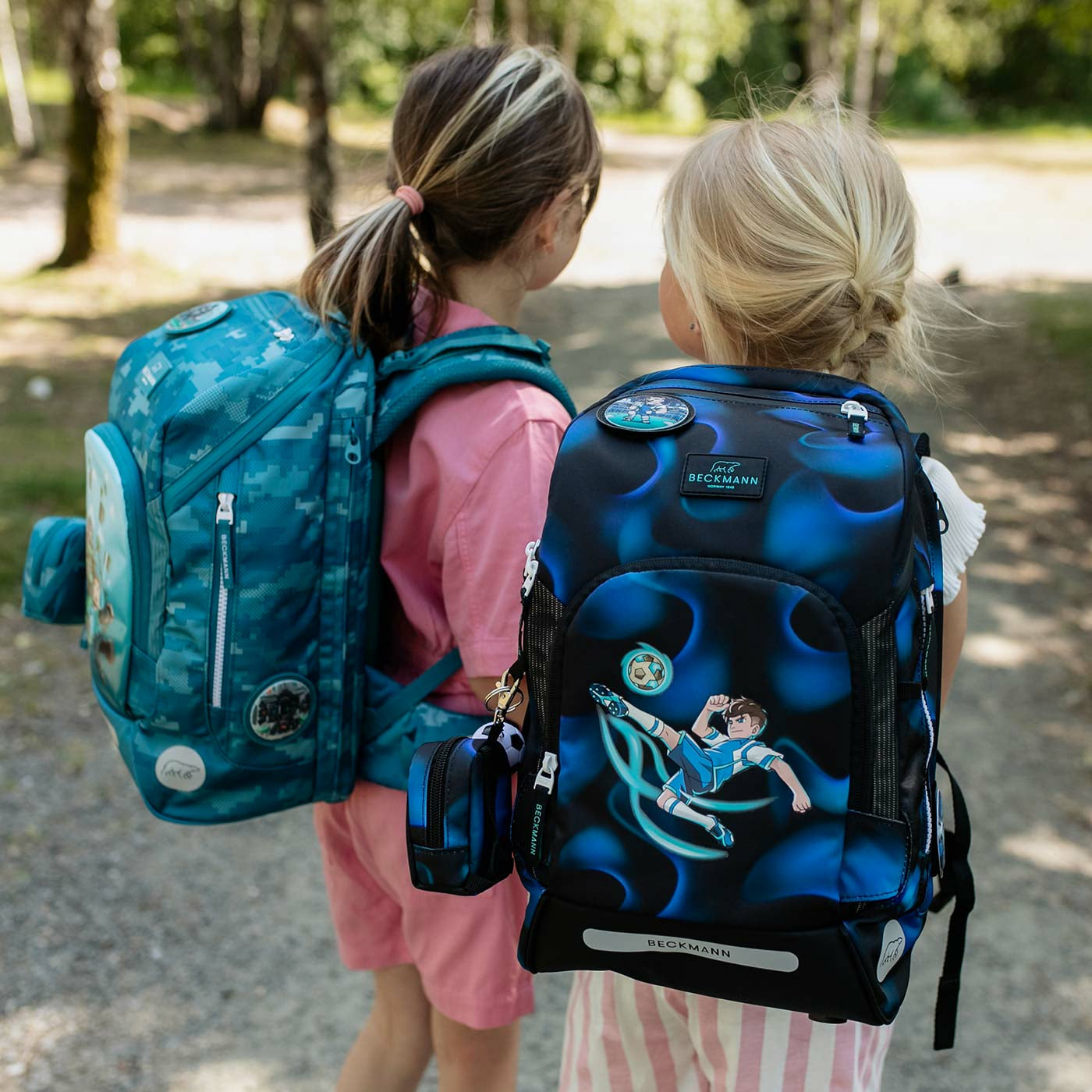 Beckmann Schulrucksack Active Air Flx – 6-teilig – Magic League – 26,0×39,0×22,0 cm – Recycelte Materialien