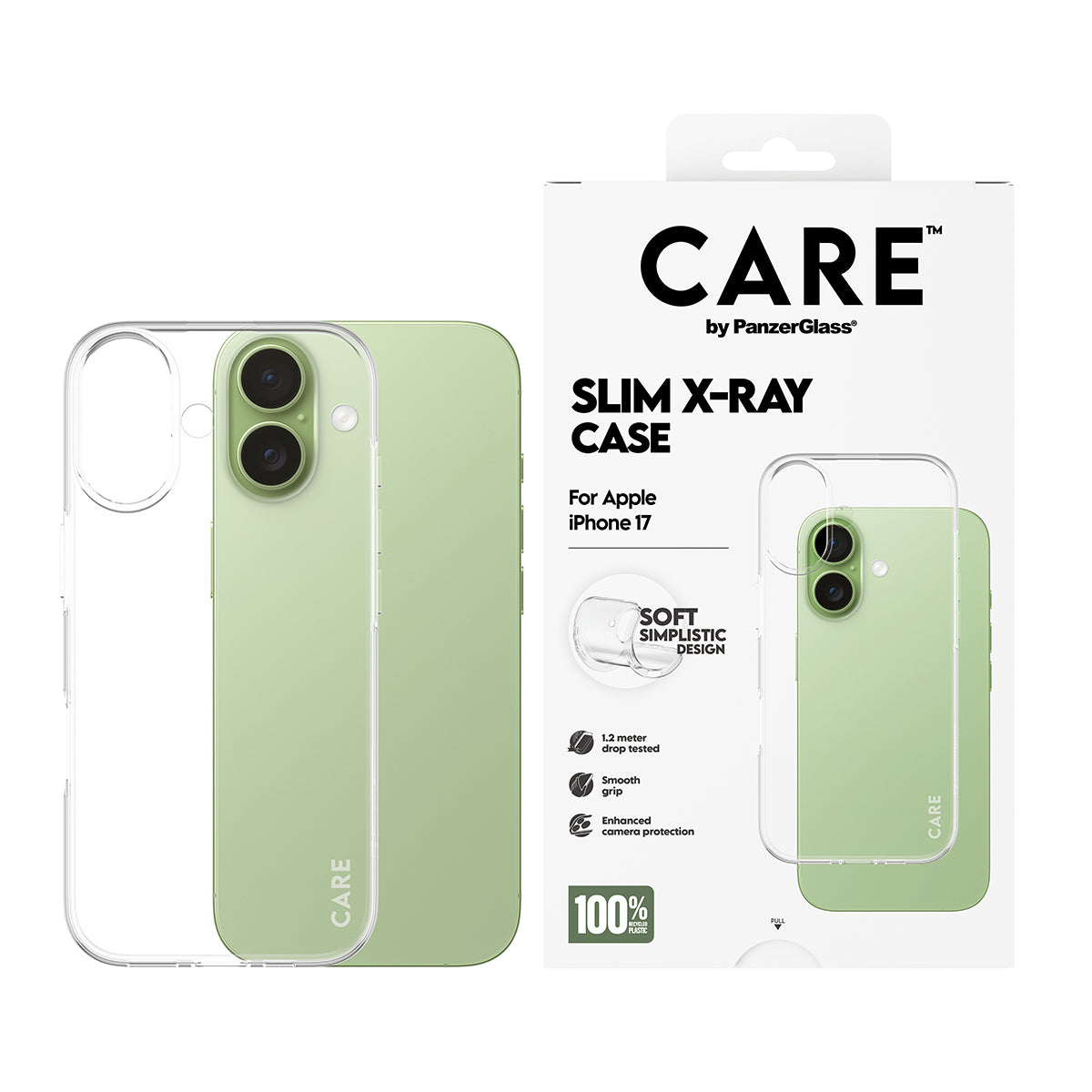 PanzerGlass Backcover – für Apple iPhone 17 – transparent