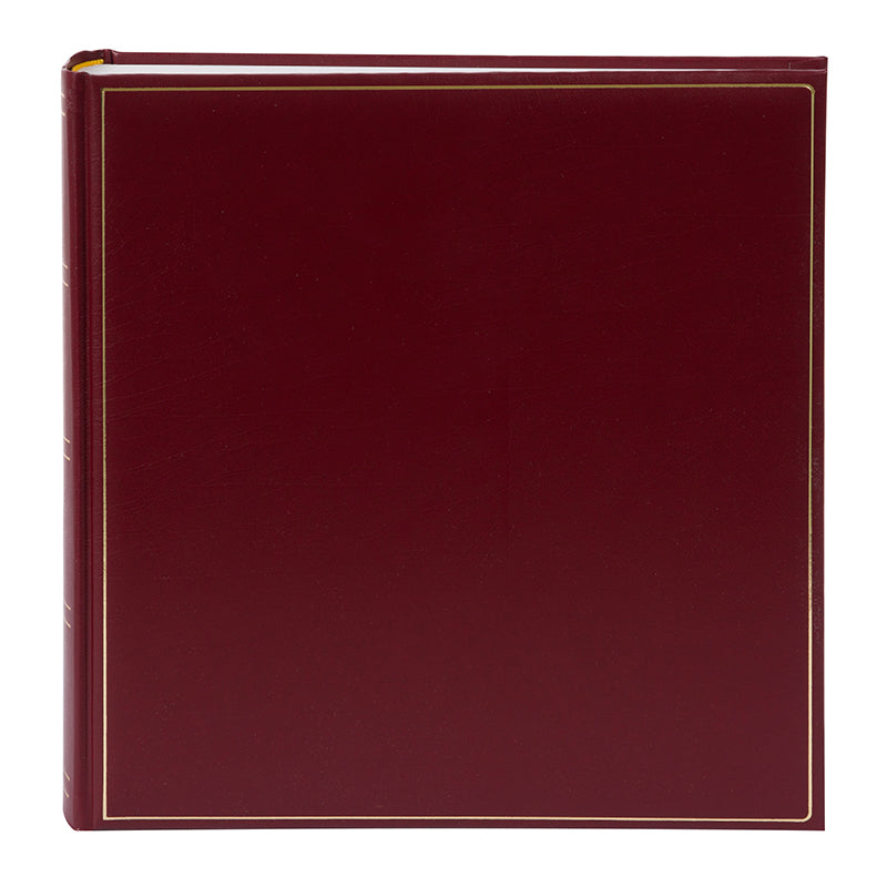 Goldbuch Fotobuch, gebunden, 100 Seiten, weiss, 30 × 31 cm, Kunstleder, bordeaux, mit Pergamin