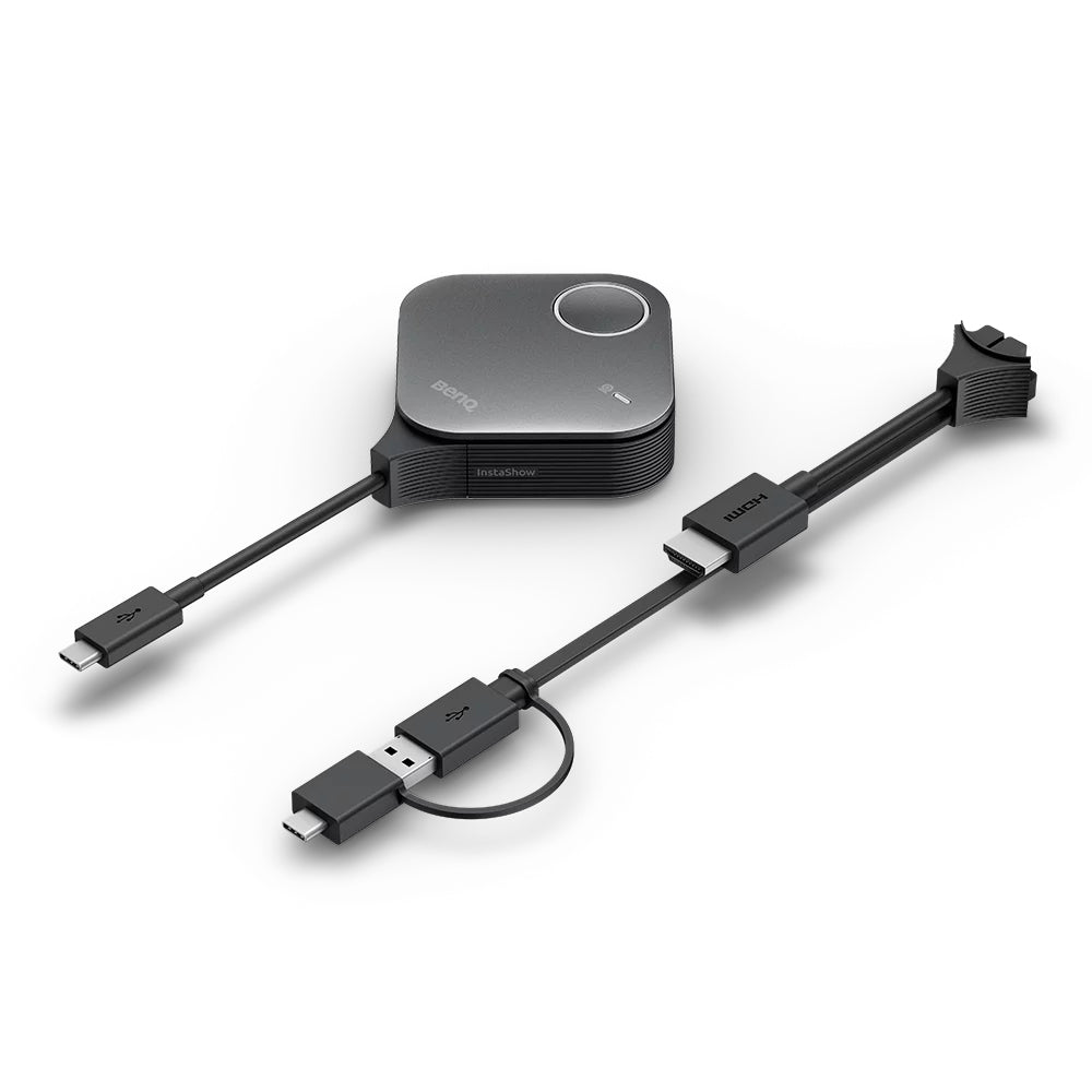 BenQ InstaShow VS25 – Drahtloses Präsentationssystem – HDMI x2, USB-C, WLAN, für MacOS/ChromeOS/Linux