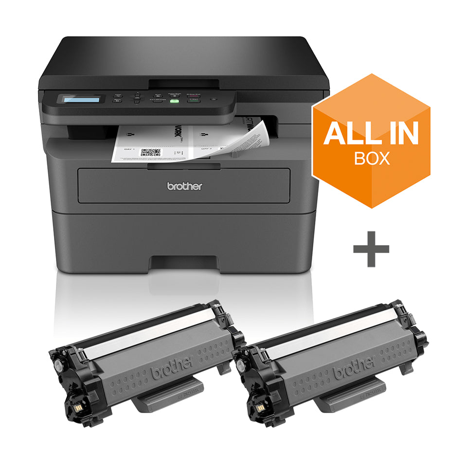 Brother Dcp-L2627Dwxl – S/W Laser-MFP A4, 3-in-1 – USB/WLAN – Duplex – 32 ppm S/W