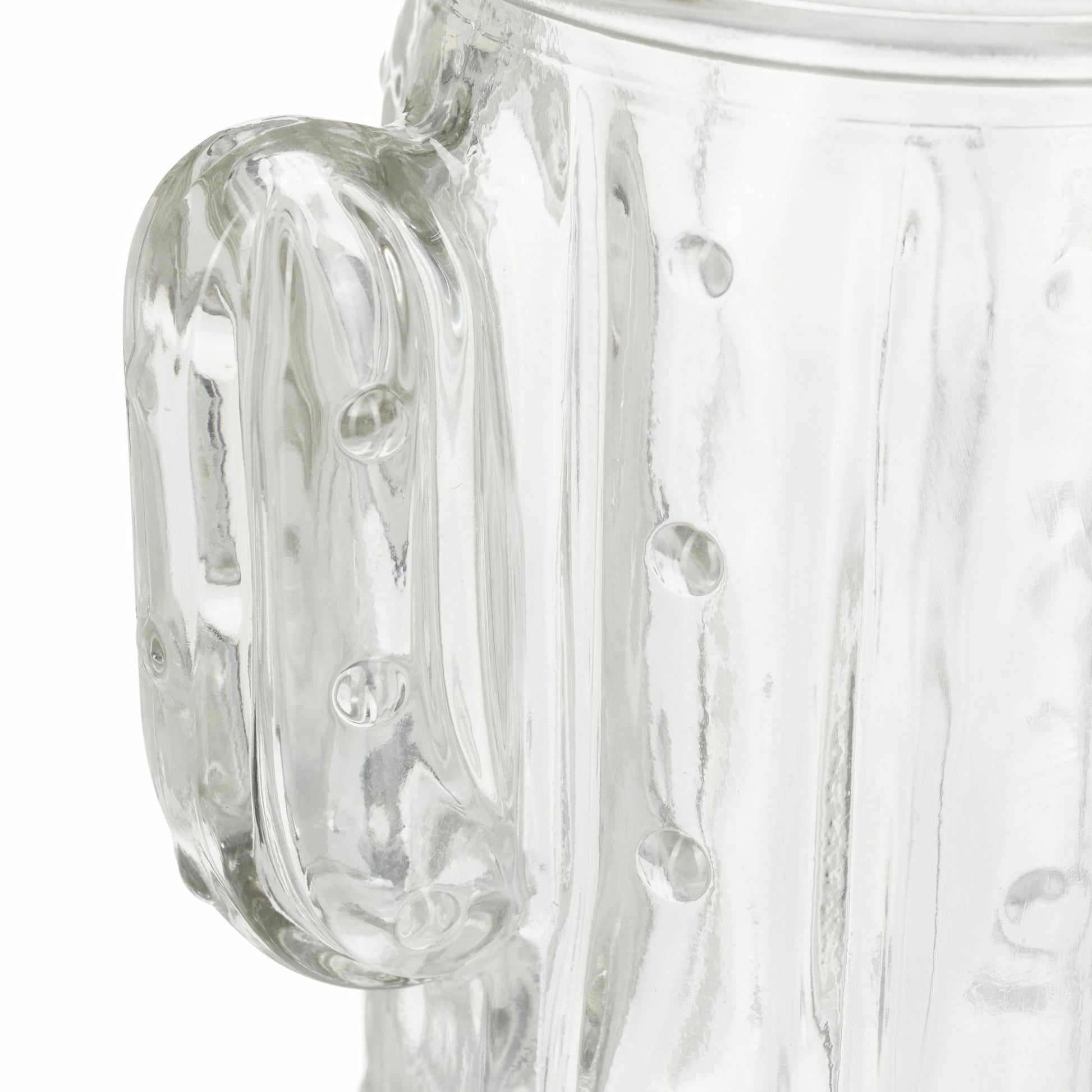 Relaxdays Trinkkrug – 8er Set, 500 ml, 11,0 × 7,0 × 14,5 cm, Glas, Schwarz/Transparent, mit Halm
