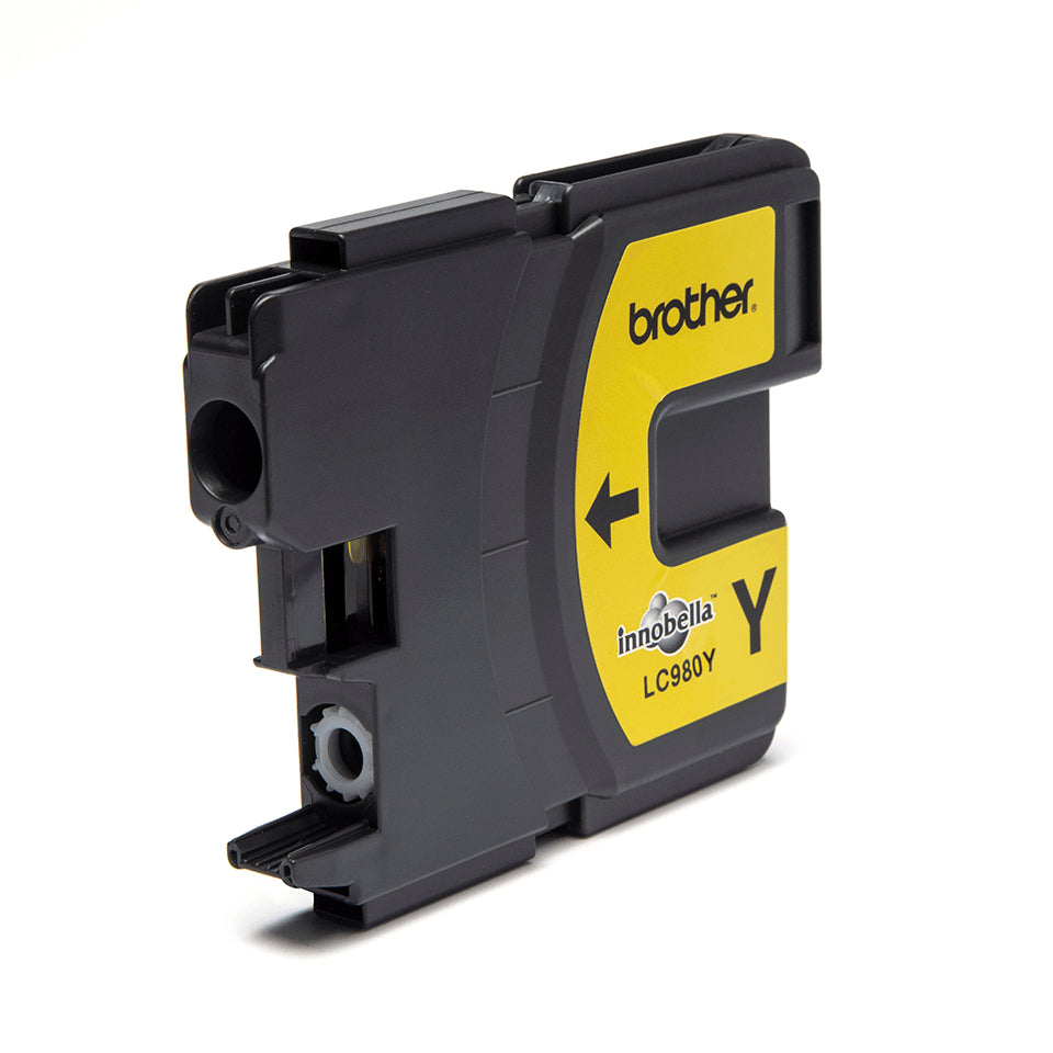 Brother Tintenpatrone LC980Y, Gelb – für DCP-145C, DCP-165C, DCP-195C und andere