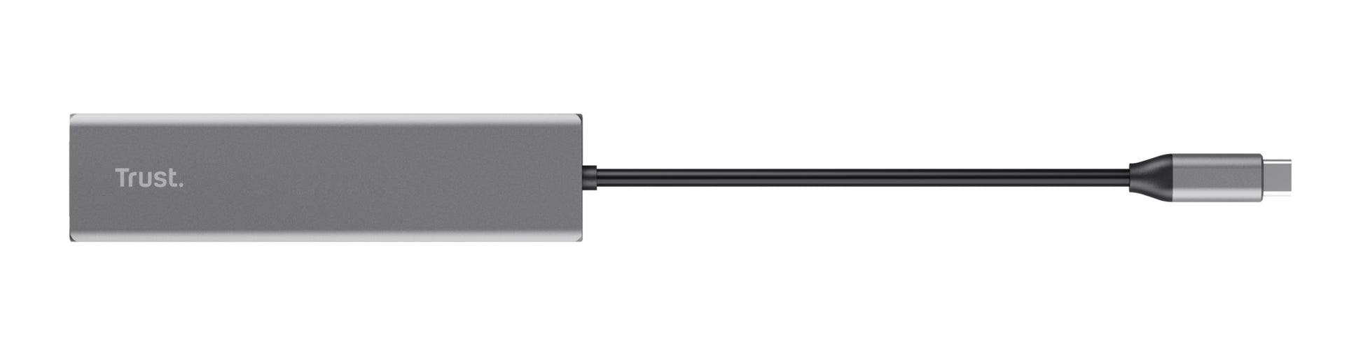 Trust Halyx Fast USB-Hub – USB-C, 3× USB-A, SD/microSD, für Windows/Mac/ChromeOS