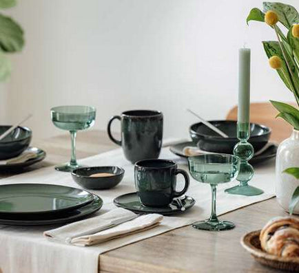 Villeroy & Boch Lave Kaffee-Untertasse – Ø 15,2 cm, Porzellan, Grün