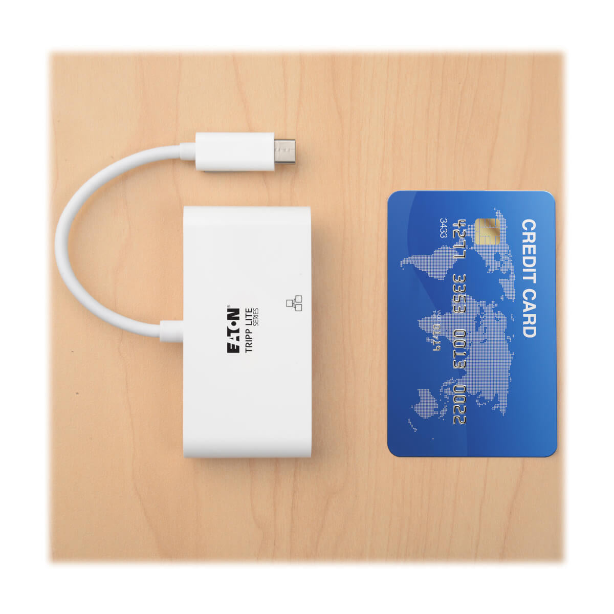 Tripp Lite U444-06N-HGU-C Multiport-Adapter – USB-C, HDMI, 1× USB-A, 60 W PD, GbE