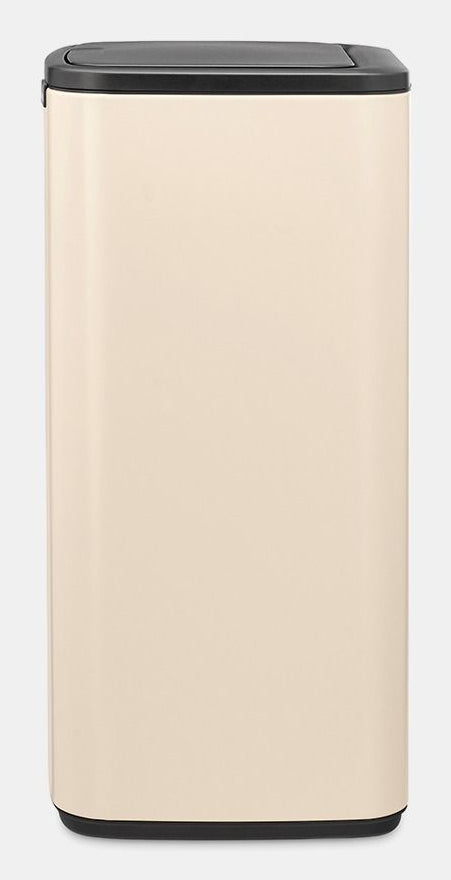 Brabantia Papierkorb – 30 l – Stahl, Beige – B × H 280 × 650 mm