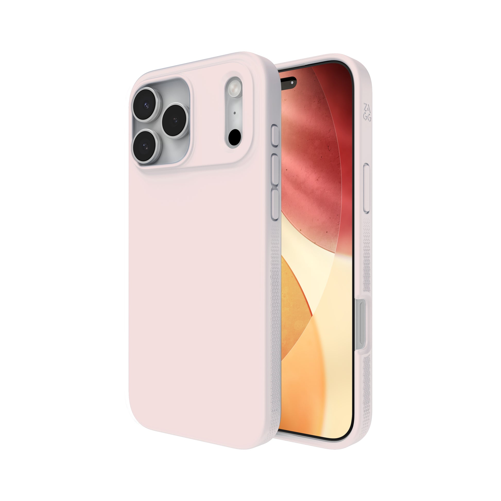 ZAGG Manhattan Snap – Backcover – für Apple iPhone 17 Pro Max – Zion Pink Blush, bis 4 m Sturzsicher