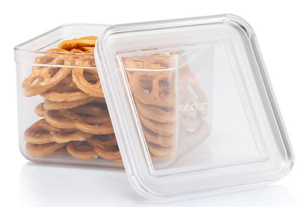 Bodum Canteen Vorratsdosen-Set – 4×1 l, 2×1,2 l, 4×0,5 l, 2×2,6 l – eckig – Kunststoff – transparent