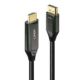 Lindy DisplayPort auf HDMI Adapter, DP 1.4, 8K@60 Hz, 3 m, aktiv
