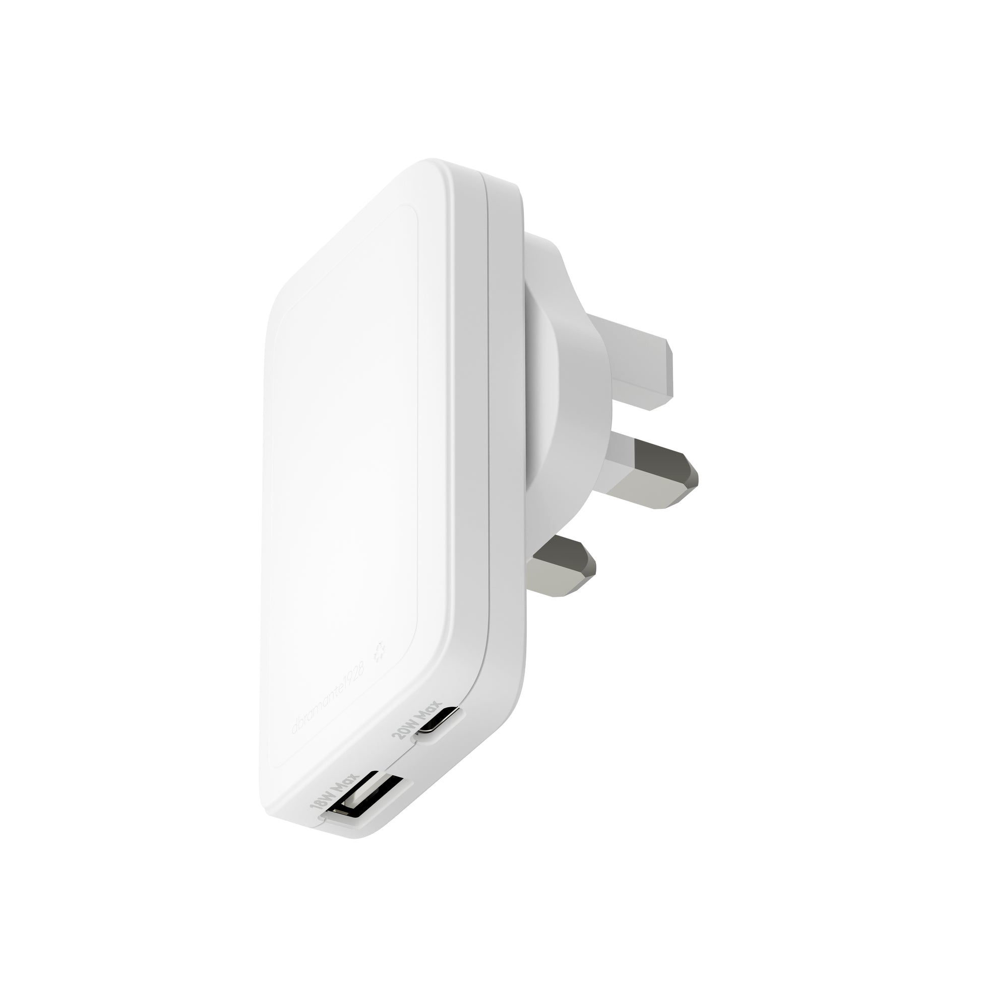dbramante1928 CHSLUKWH7217 USB-Ladegerät 30 W – USB-C×1, USB-A×1 – für Universalgeräte – Weiss