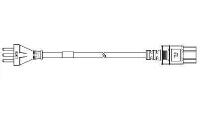 Cisco Netzkabel für AC V2 Power Modul, Typ J