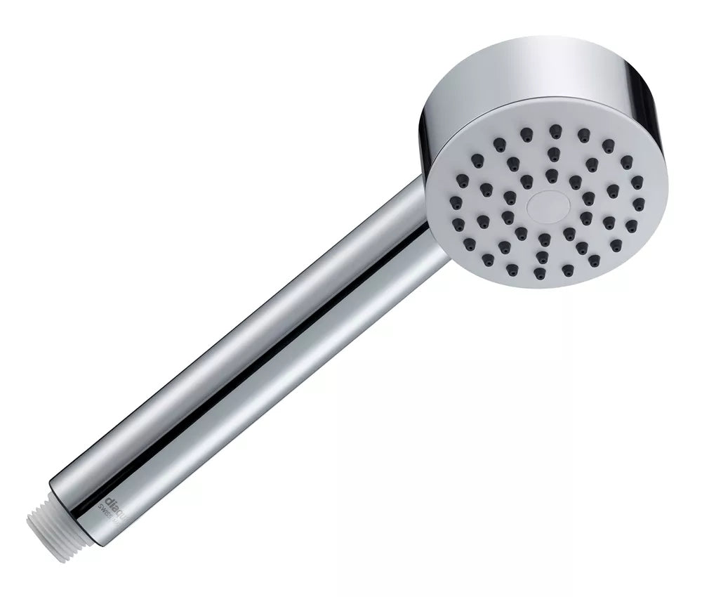 Diaqua Duschbrause Dike PCR – Ø7,8 cm, ABS/Silikon, Anschluss G1/2, Chrom